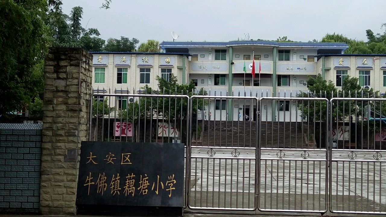 藕塘小学_自贡_百度地图