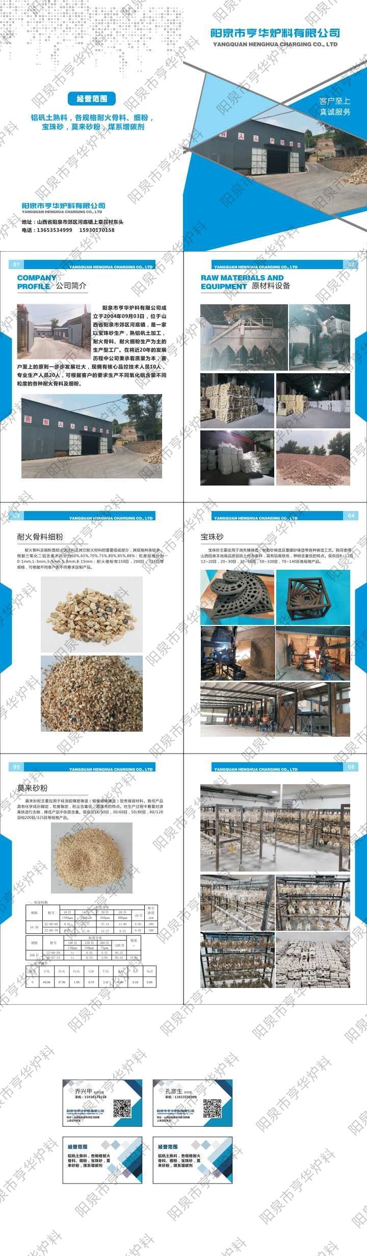 阳泉市亨华炉料公司