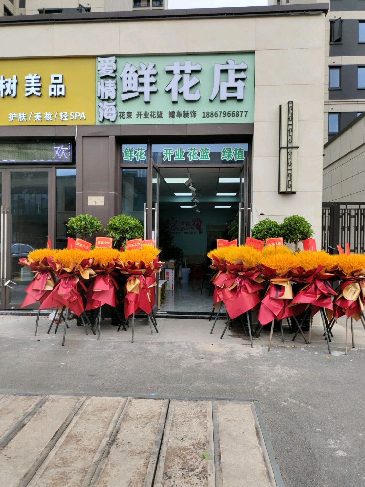 爱情海鲜花店(义乌爱琴海购物附近)