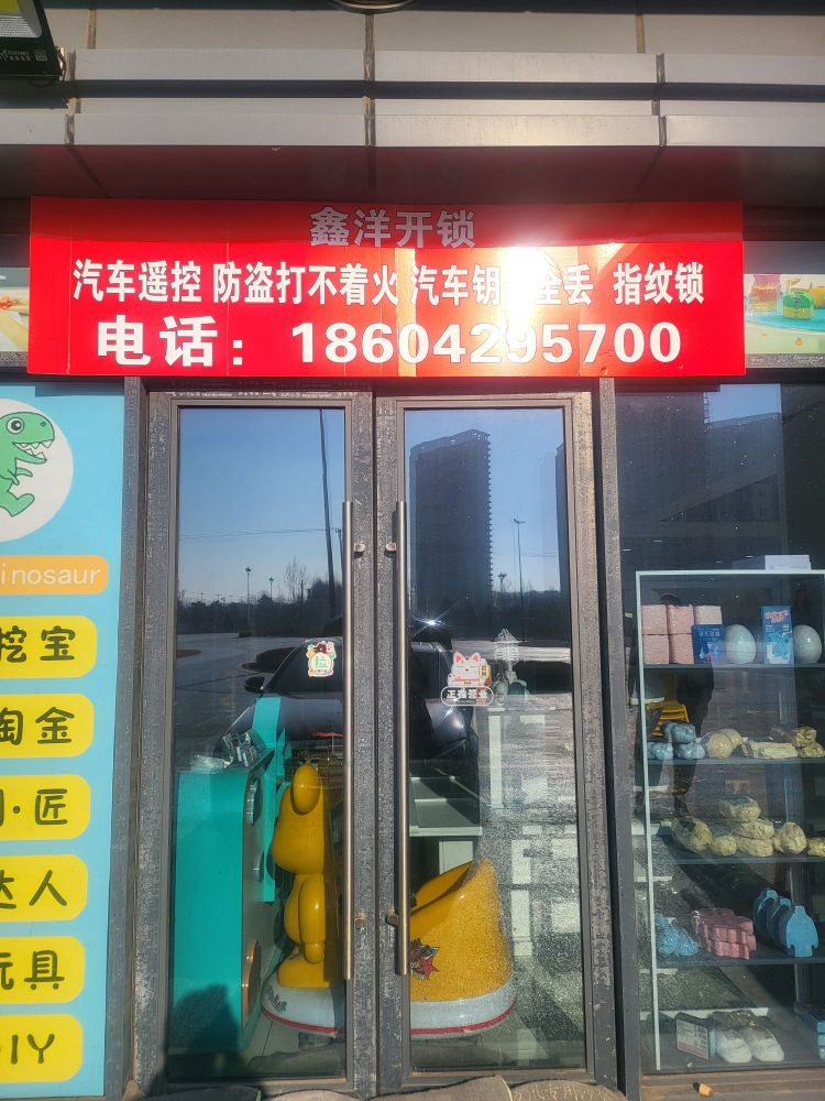 鑫洋开锁汽车遥控指纹锁