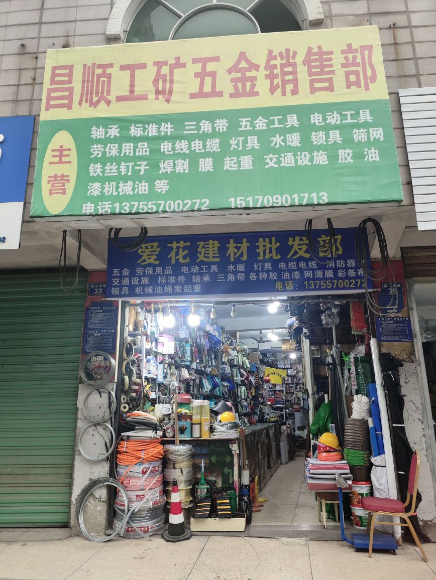 昌顺工矿五金销售部