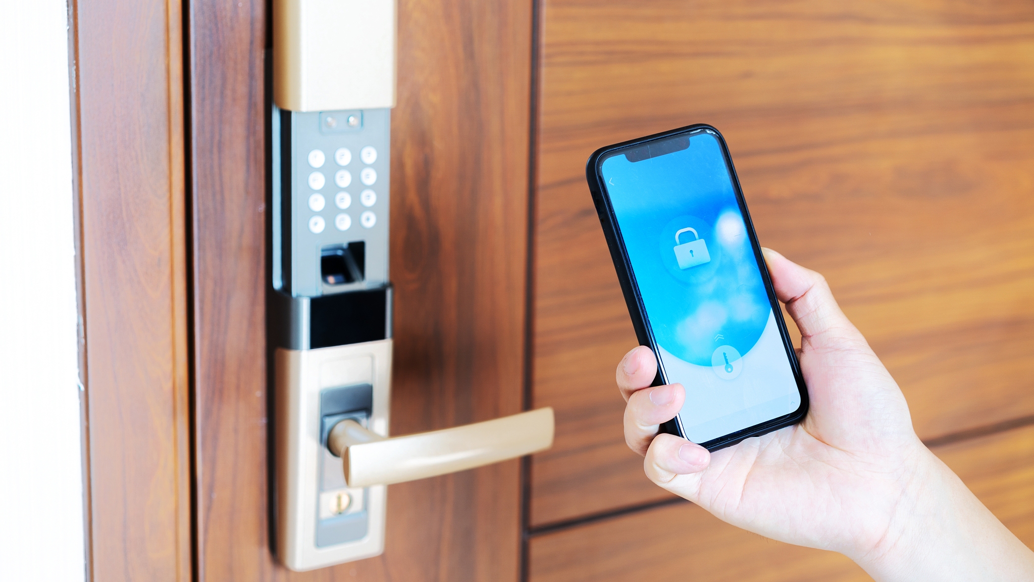 乐邦智能锁开锁换锁服务