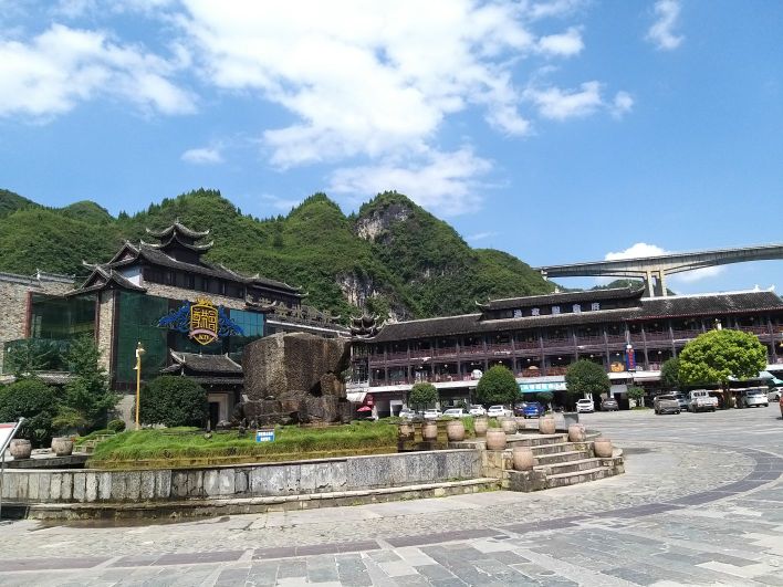 铜仁民族风情园-喷泉广场