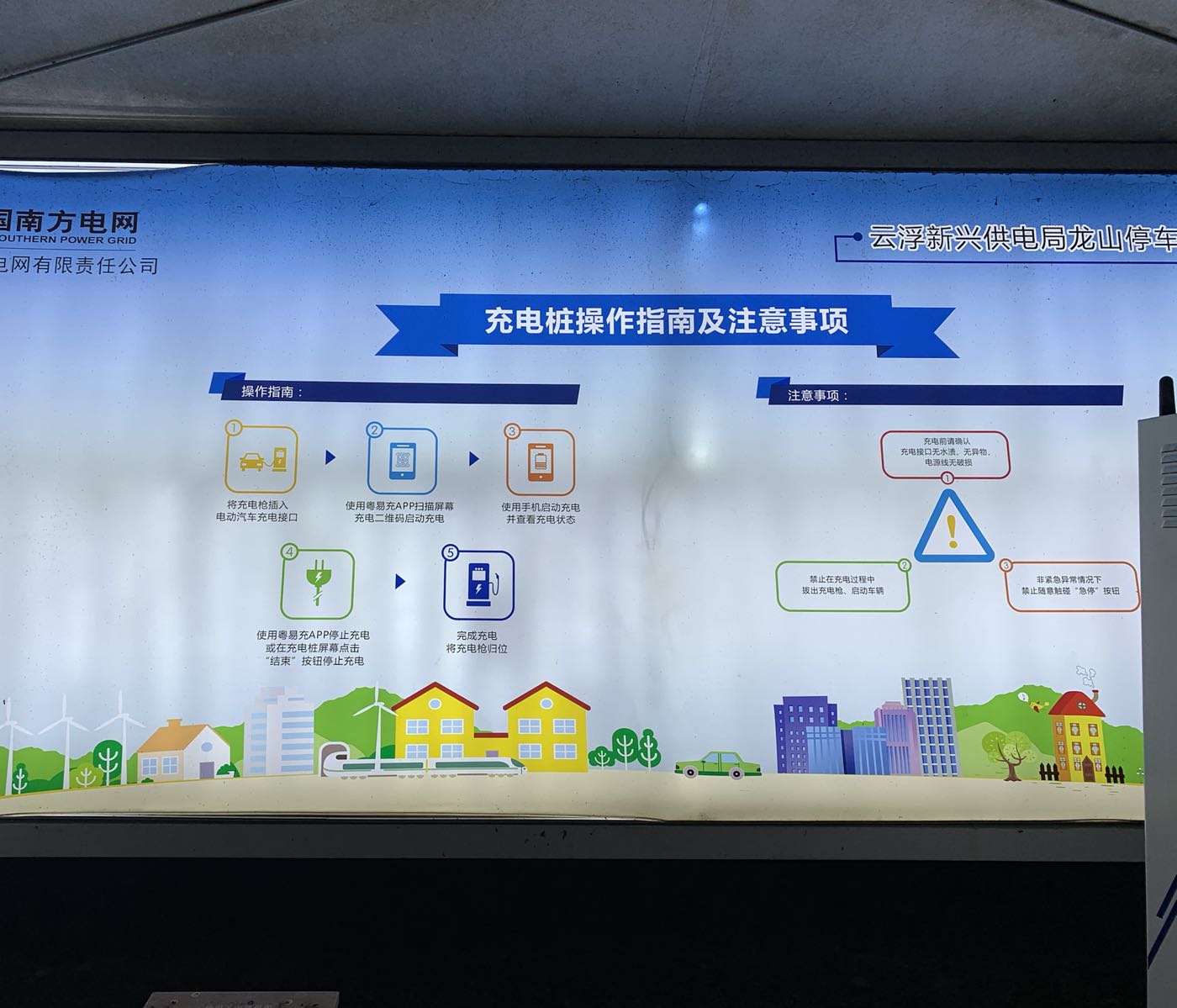 南方电网充电站(云浮市新兴县六祖镇龙山停车场公用站)