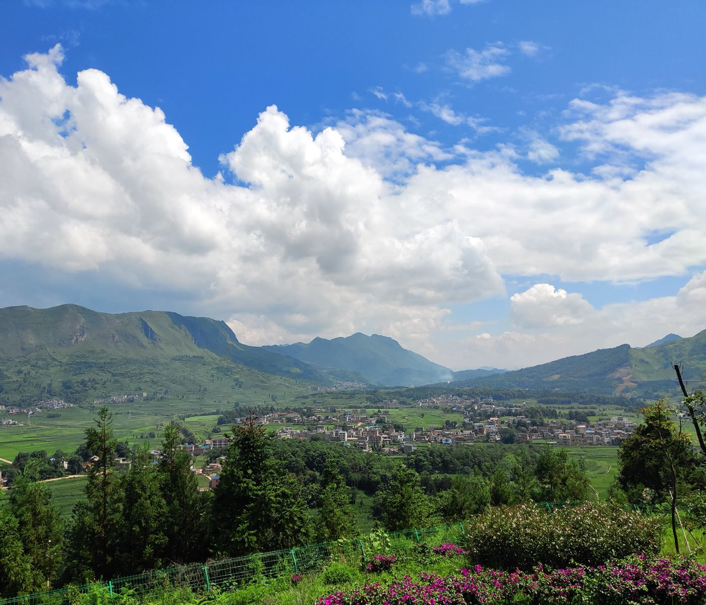 白腊山观景台