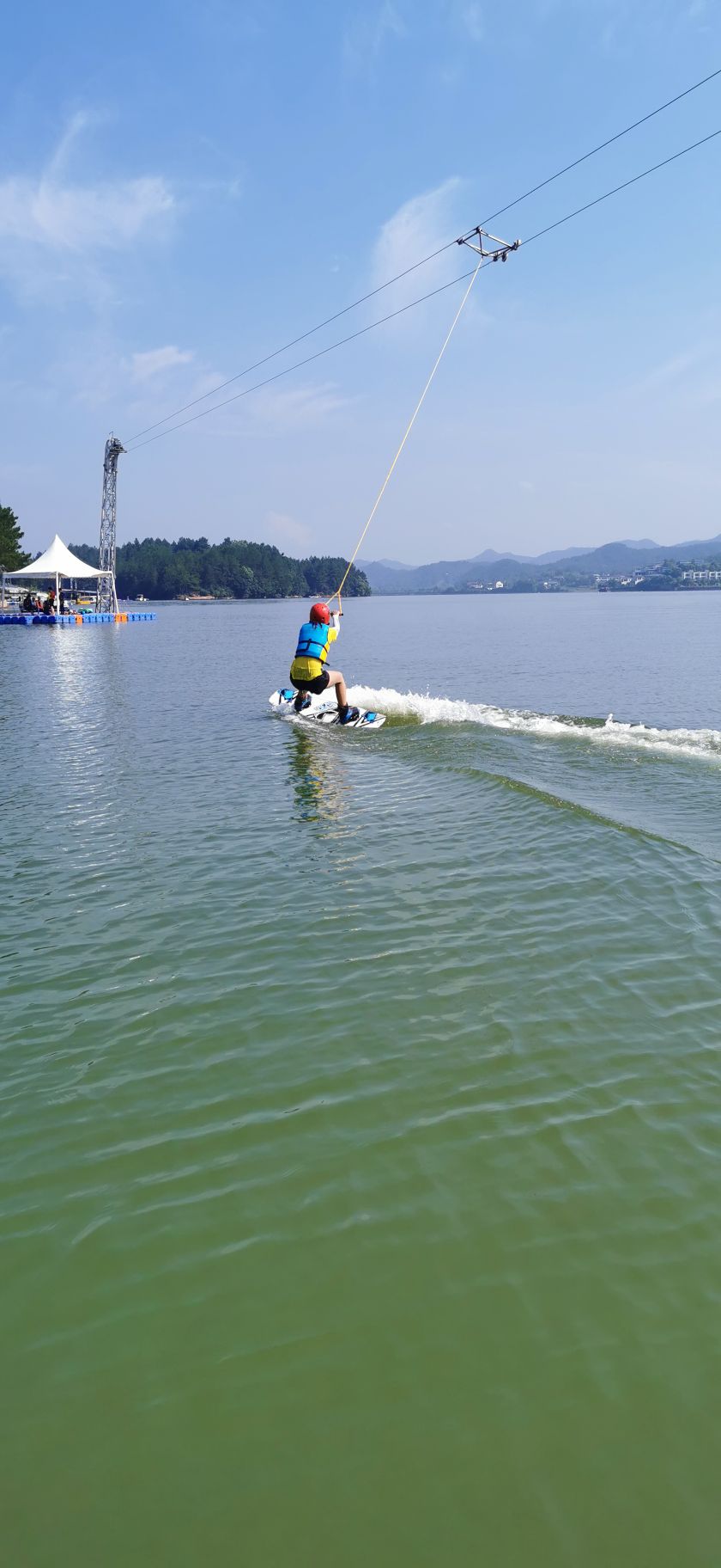 赤马湖说道滑水公园