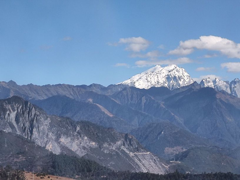 香格理拉哈巴雪山观景台