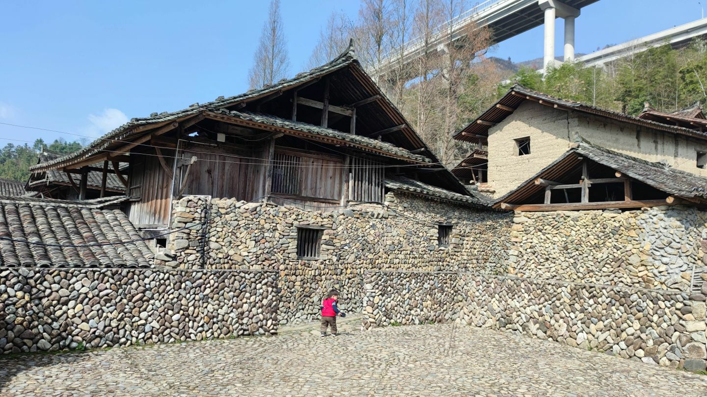 泰顺南浦溪库村古村落图片