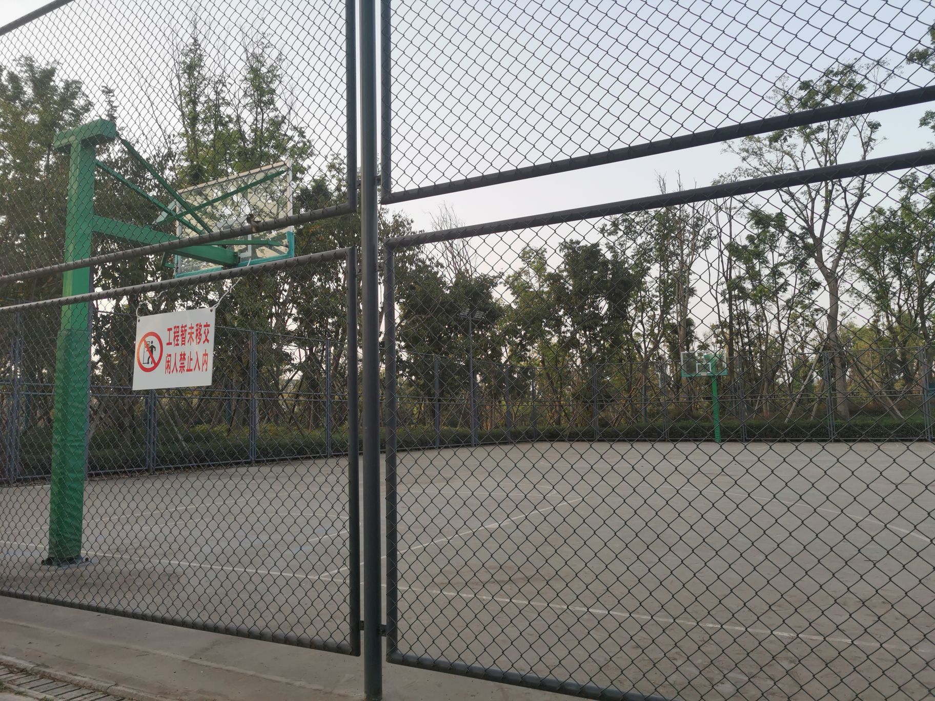 天府森林公篮球场