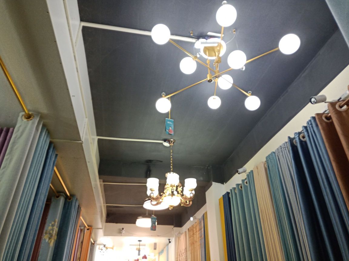 珍鑫窗帘布艺森科照明