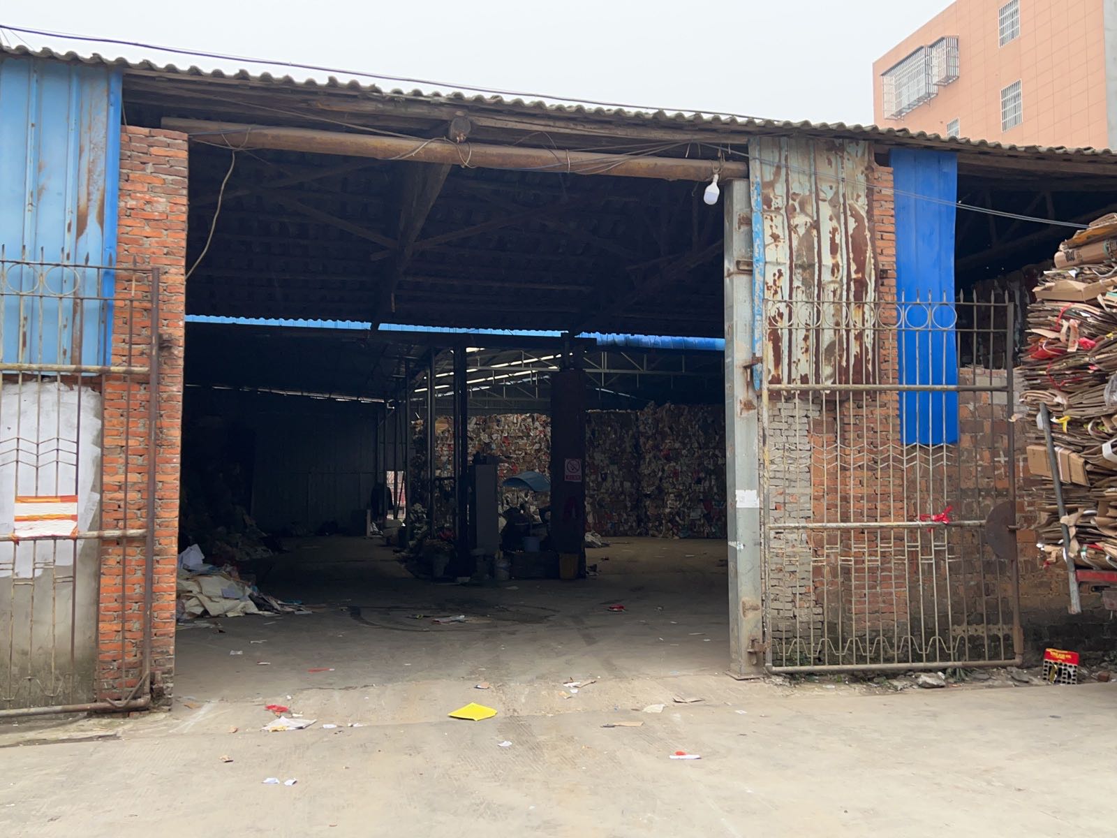 监利市废纸回收打包站