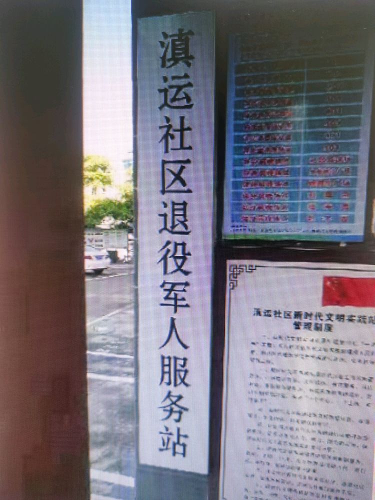 思茅街道北郊社区退役军人服务站