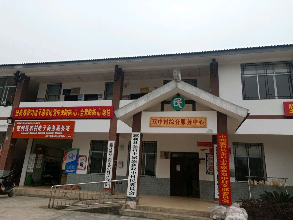 金岩土家族乡双中村村级服务站