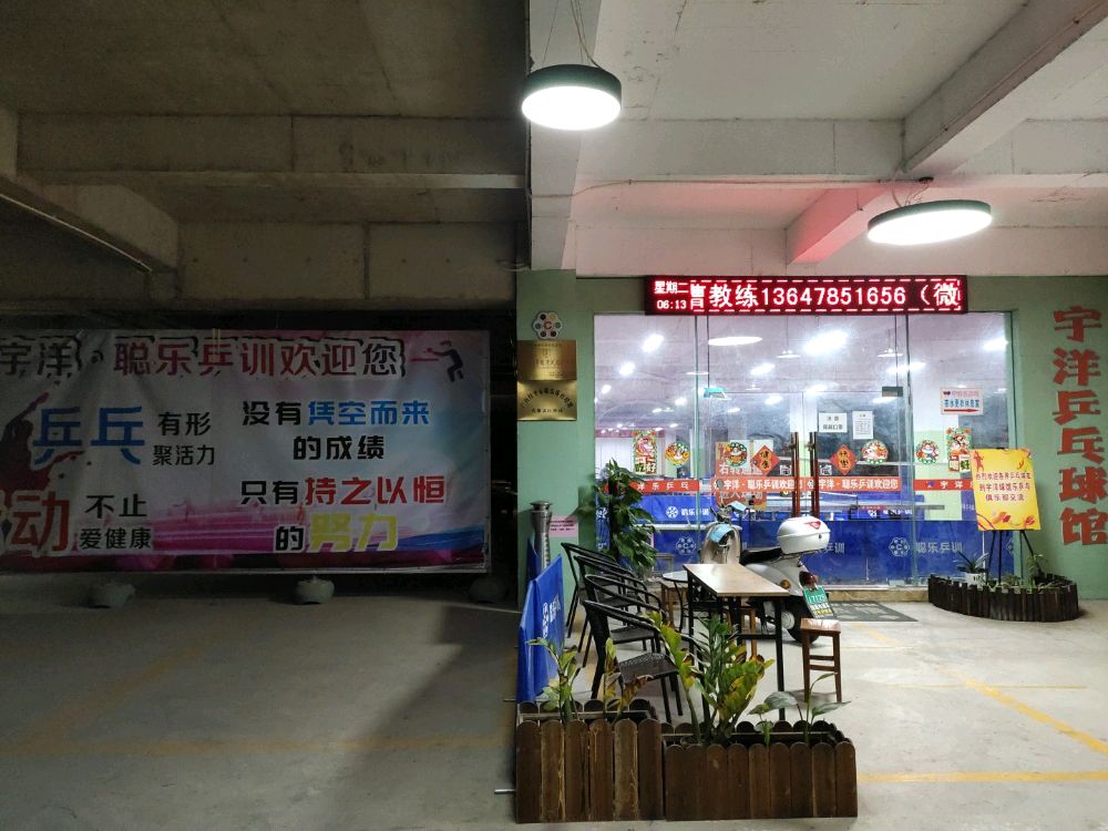 宇洋聪乐乒乓球馆