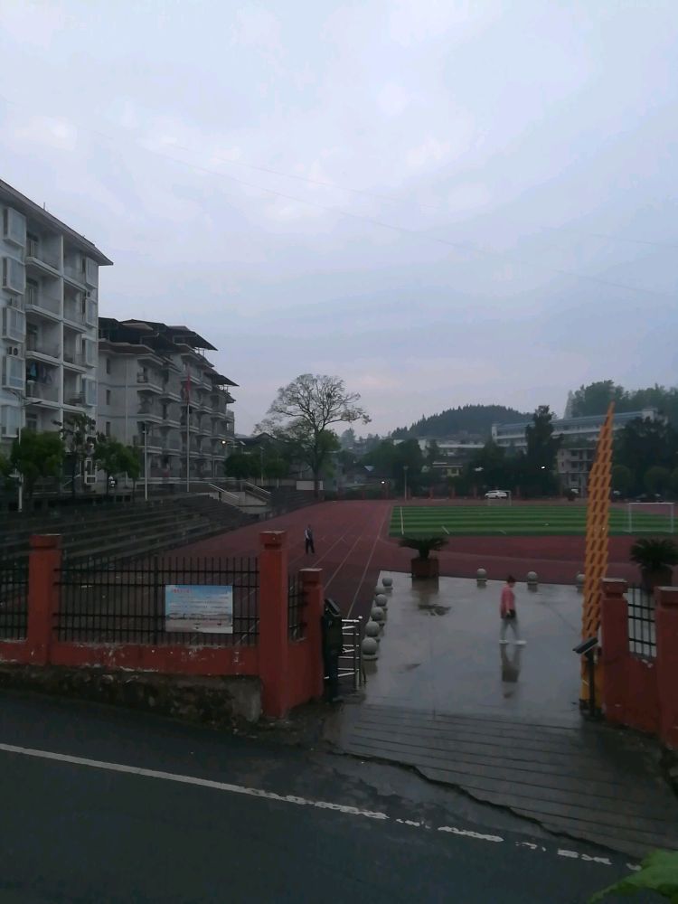 大坪场镇中学-足球场