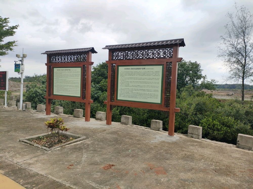 海南新盈红树林国家湿地公园宣教广场