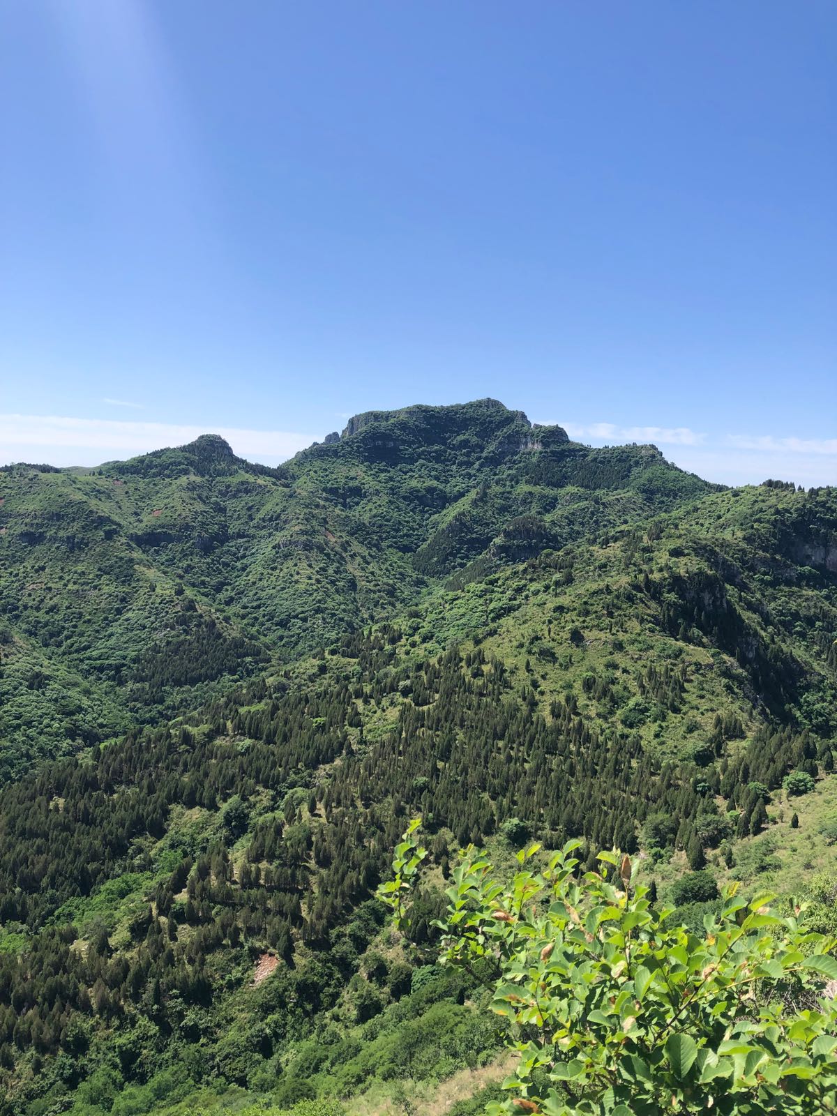 王坟镇兰家村插旗山风景区