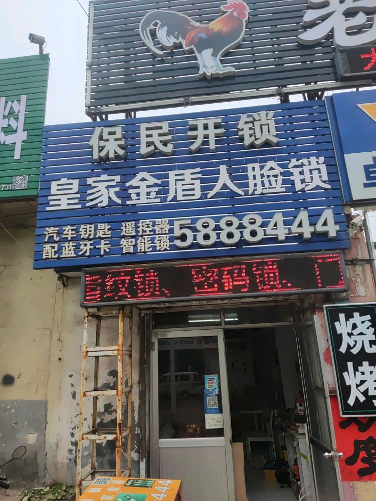 保民开锁皇家金盾人脸锁