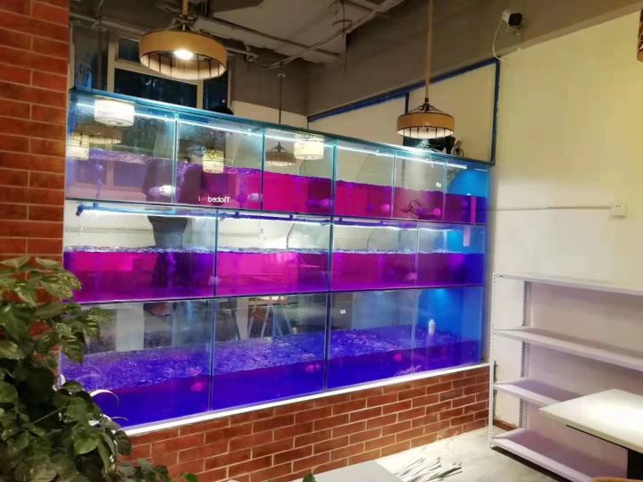 鑫明玻璃装饰部水族缸定制