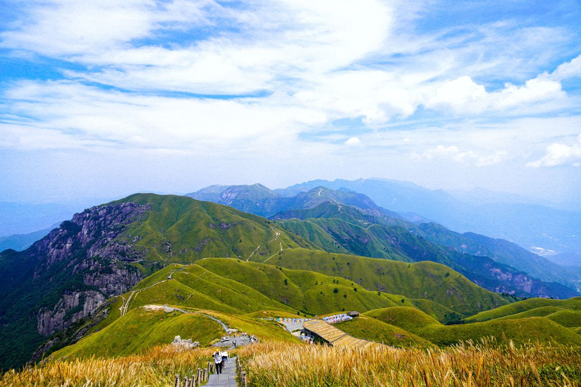 武功山景区登山步道