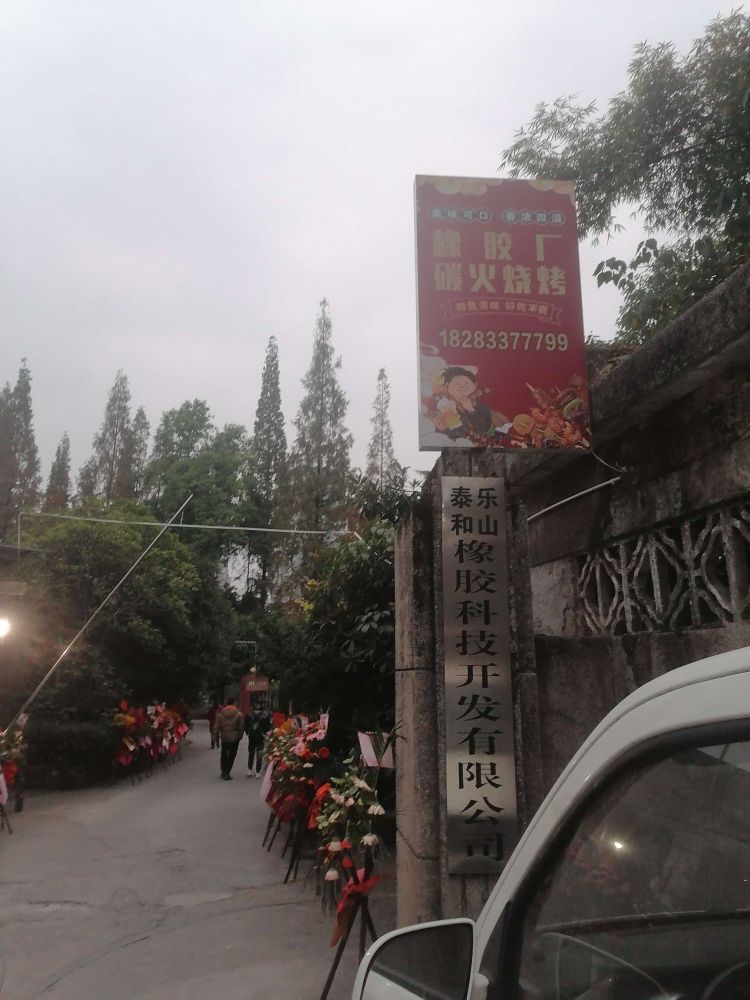 橡胶厂碳火烧烤