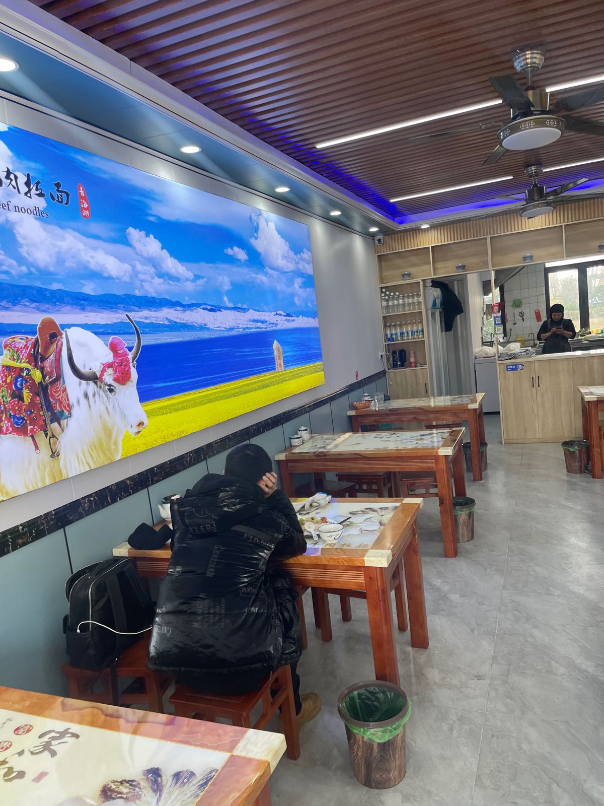 清真兰州拉面(优步花园二期店)