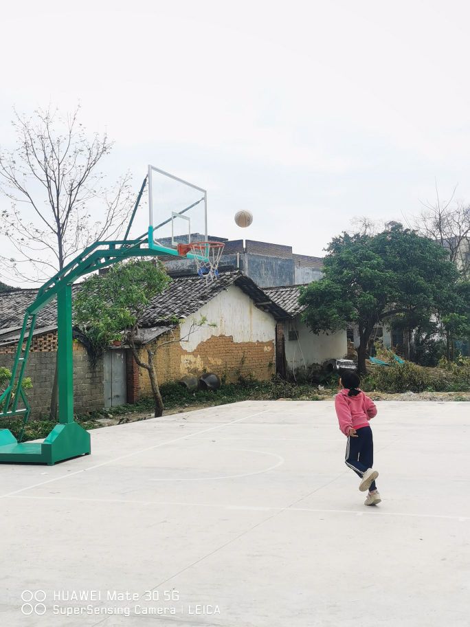 新圩镇秦屋山村枫木根篮球场