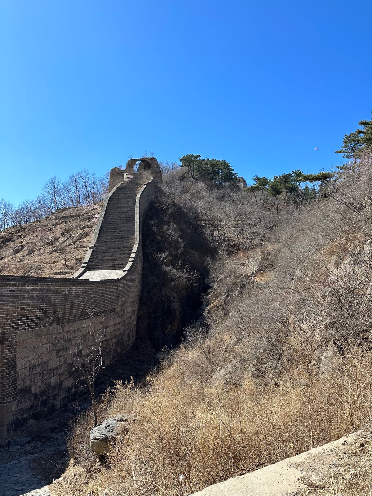 撞道口长城