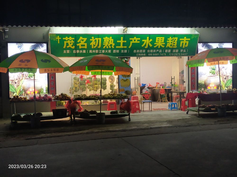 茂名初熟土产水果超市