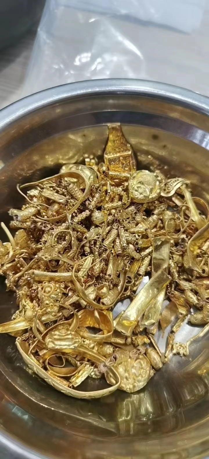 延安翁氏手工打金黄金回收