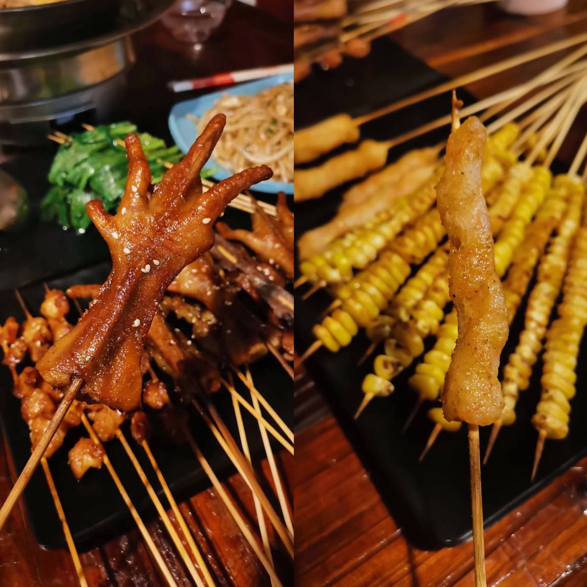 恬小盖在这里烧烤