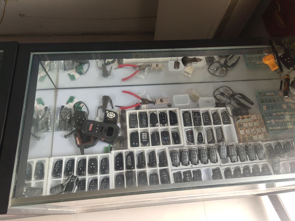 汽车钥匙指纹锁