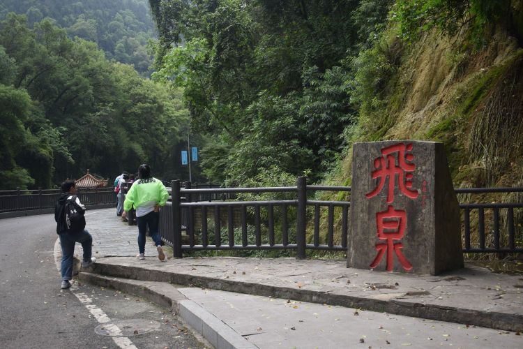 峭壁飞泉