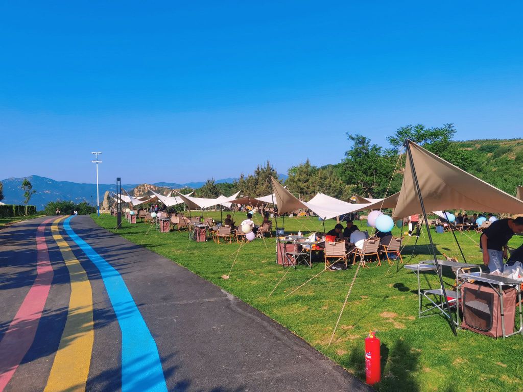 九女峰露营烤肉