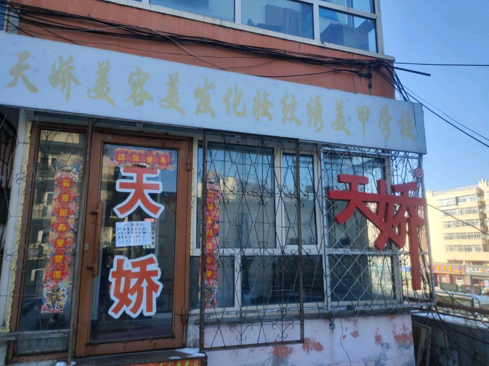 天娇美容美发化妆纹绣指甲学校(鹤岗分校店)