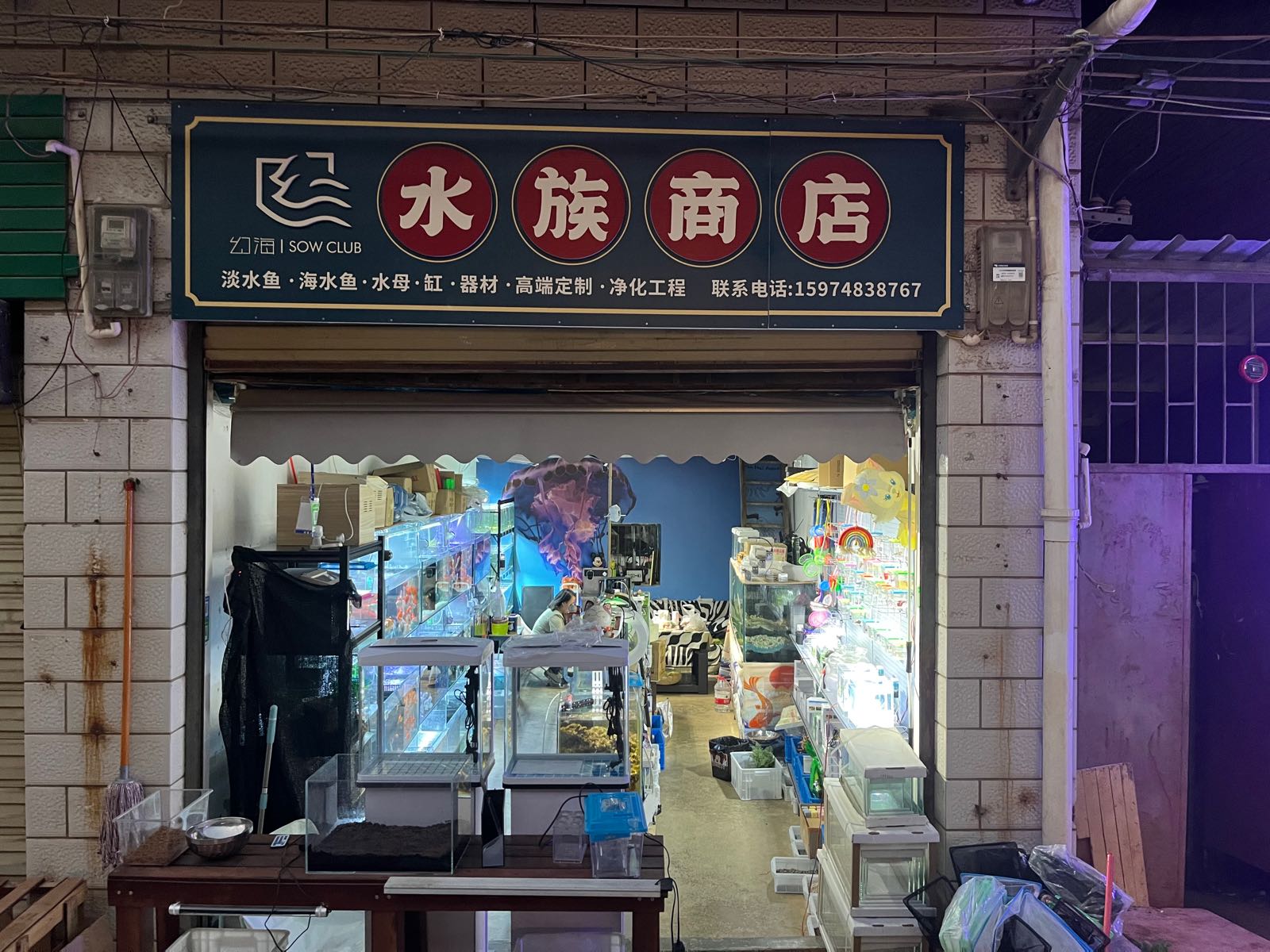 衾幻海滥水族商店