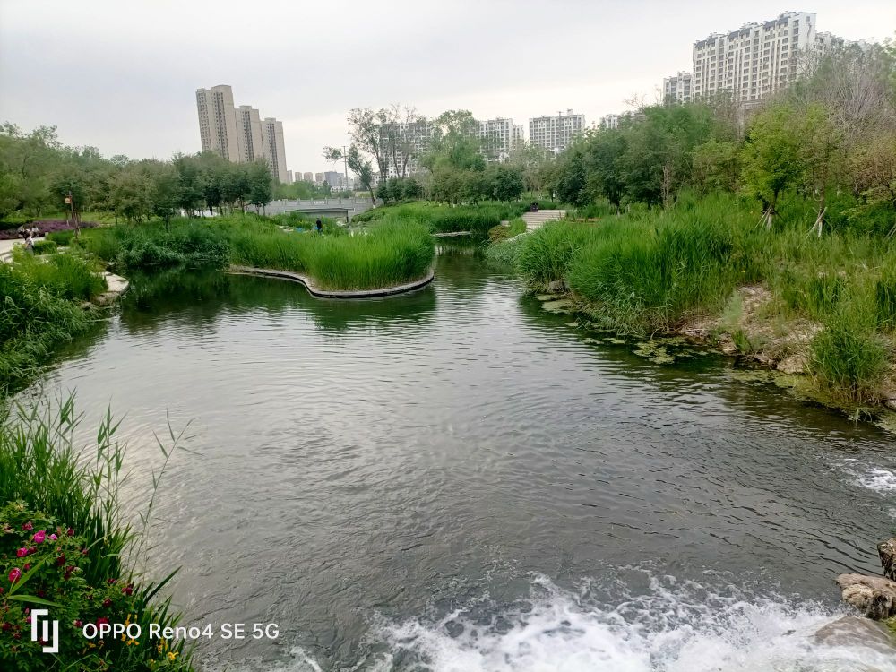 水磨河滨河景观带