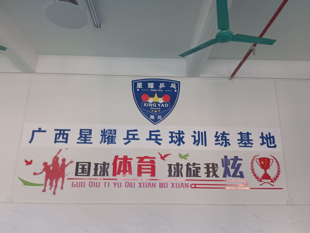 广西星耀青少年乒乓球陆川训练基地