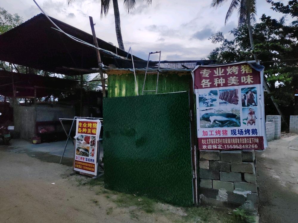 陵水文罗小杨同学烤猪店
