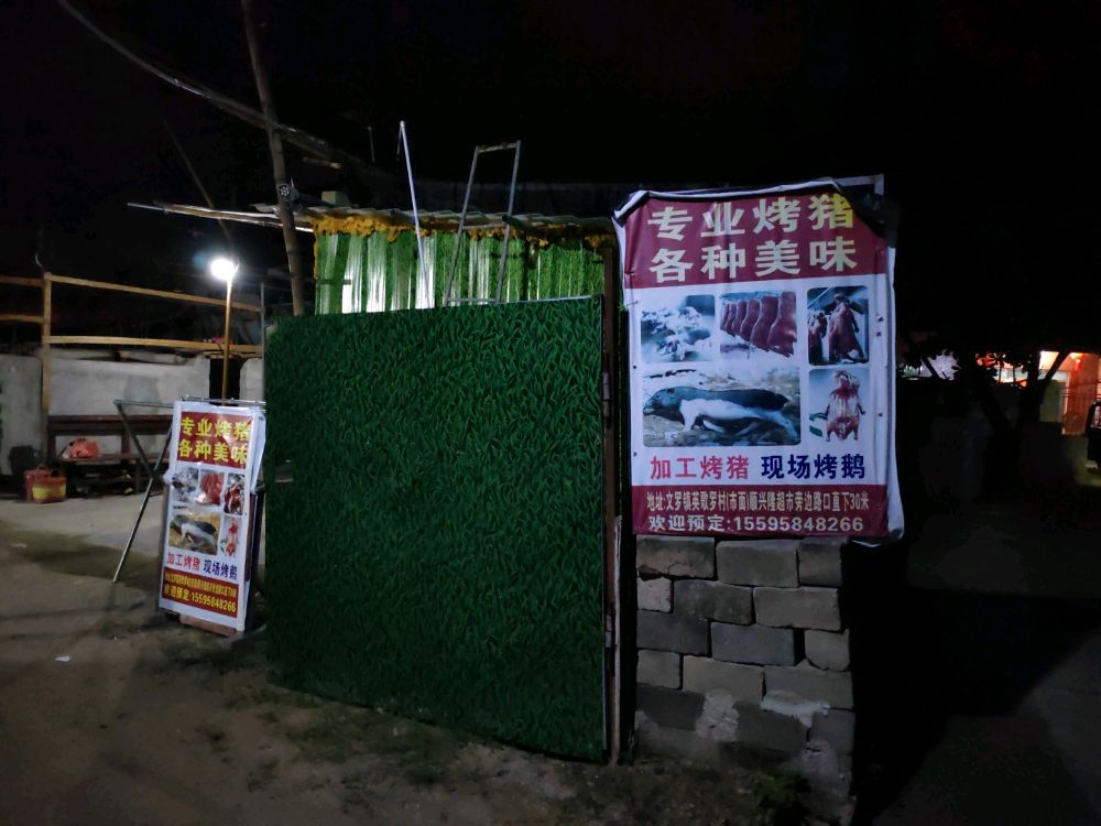 陵水文罗小杨同学烤猪店