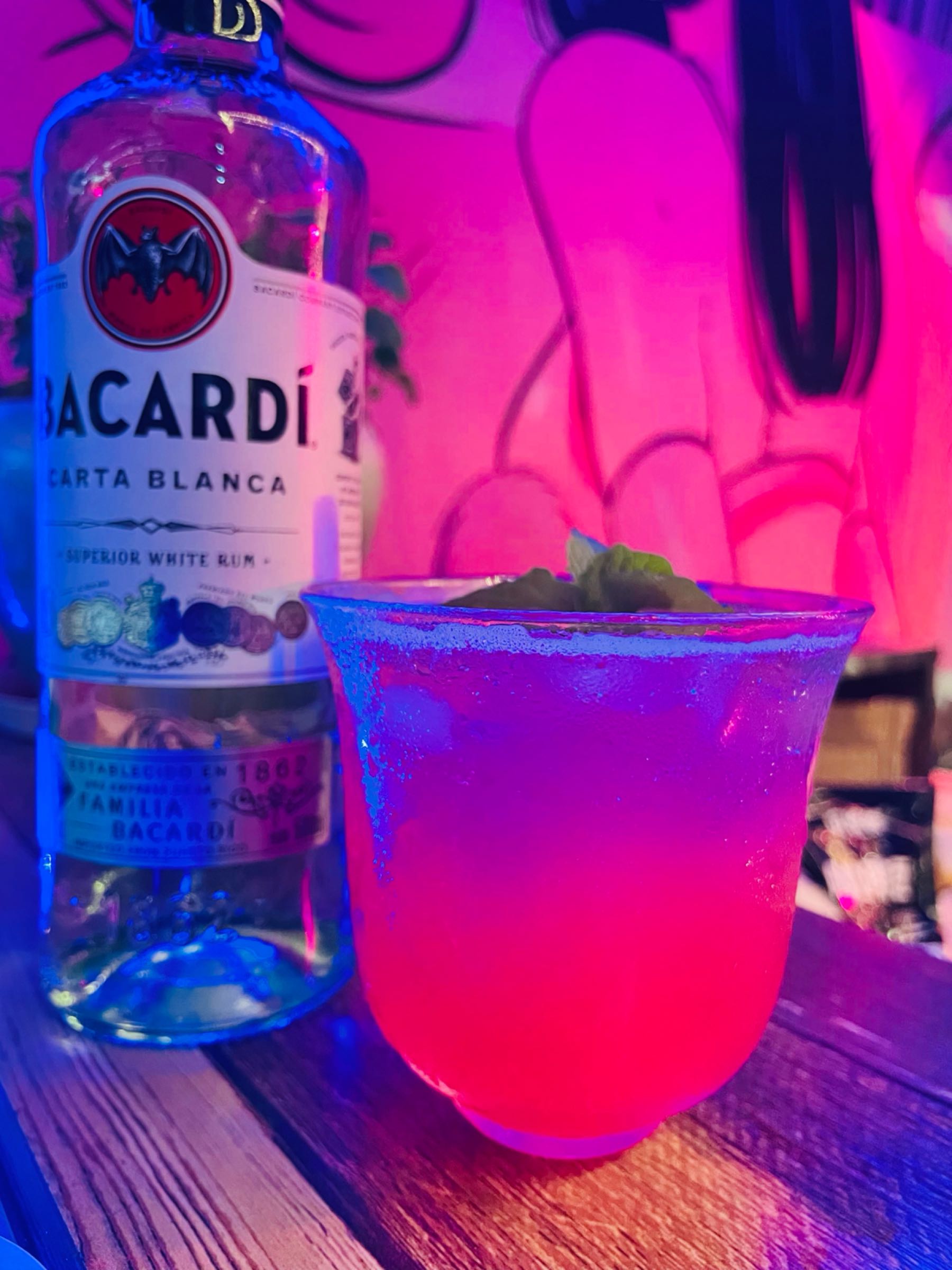 Pink bar