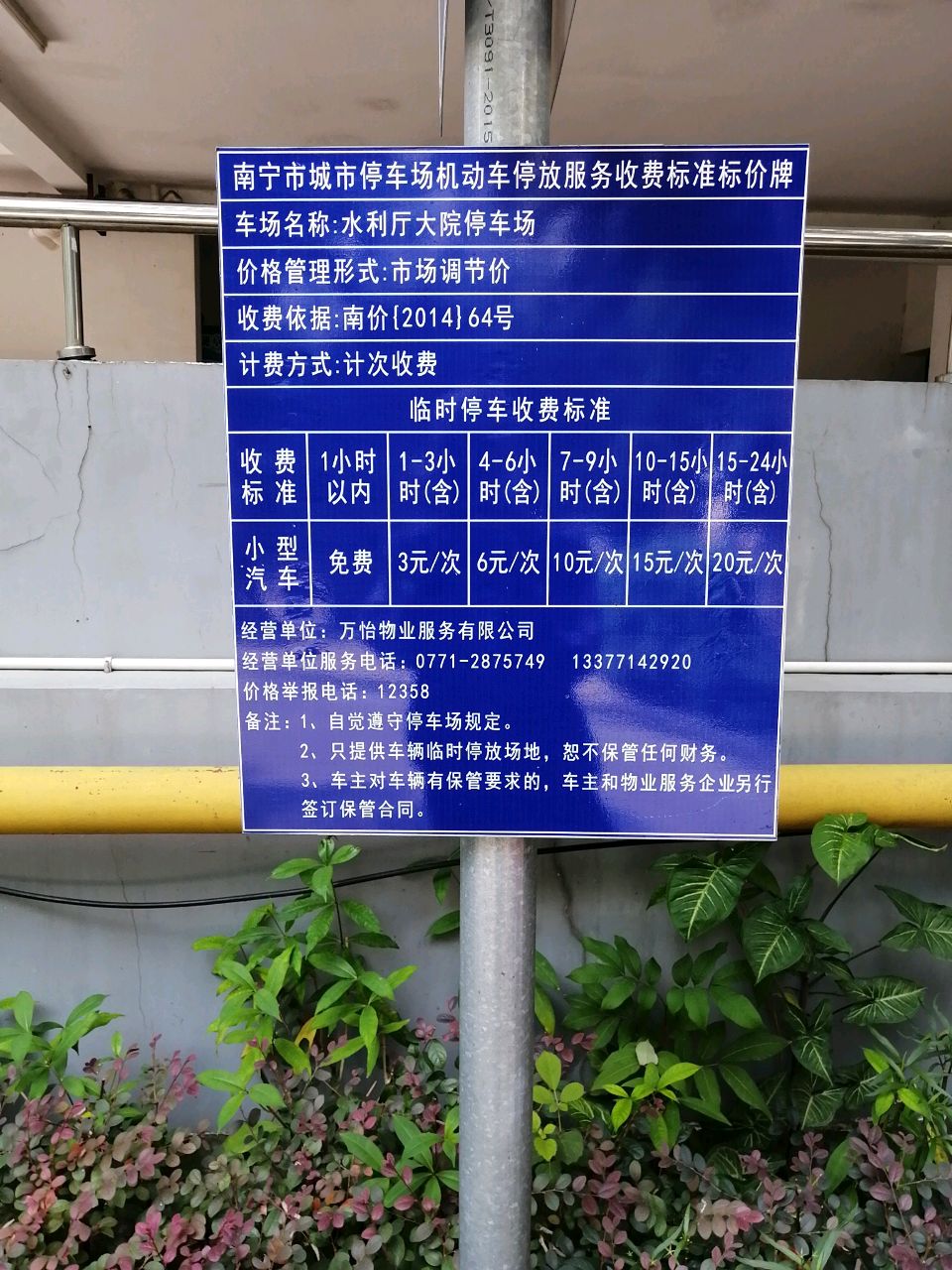 区水利厅机关大院-地上停车场
