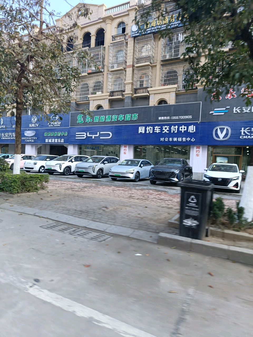 比亚迪网约车交付中心