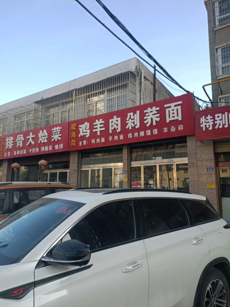 鸵鸟台鸡羊肉剁荞面