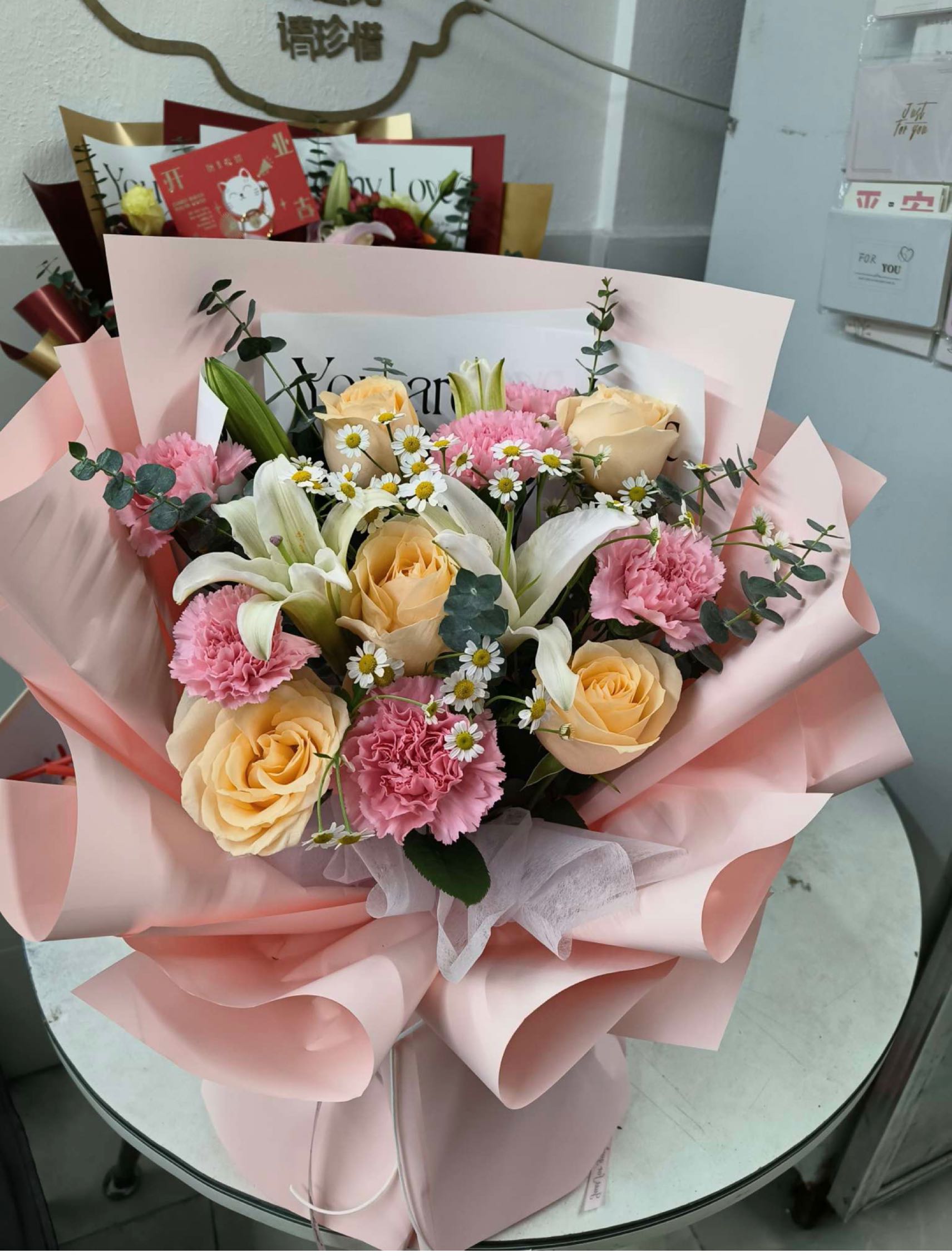 宝凤花房·玫瑰花·生日鲜花·开业花篮(柠溪店)