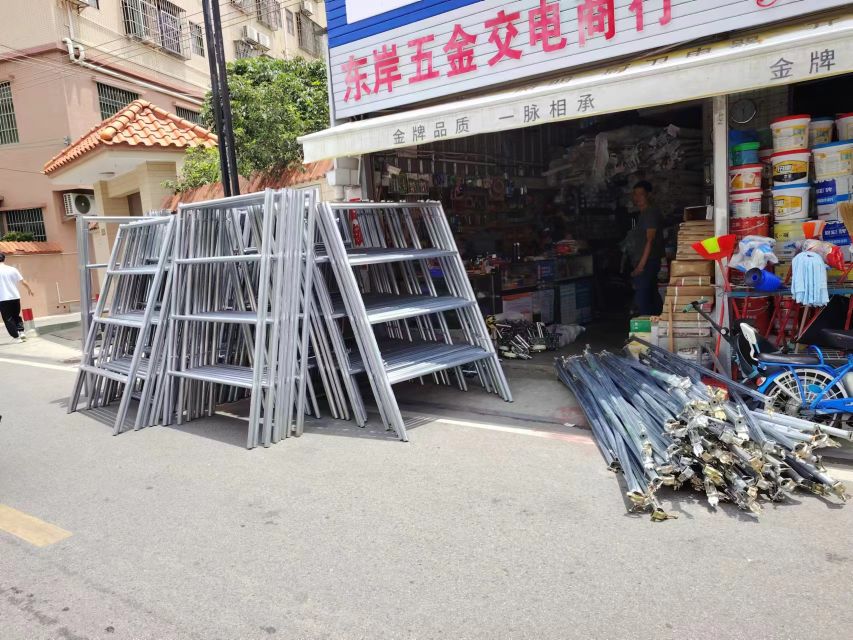 东岸五金交电商行脚手架出租