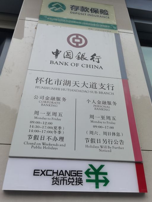 储蓄国债购买服务网点(中国银行怀化湖天大道支行)