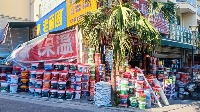 德心建材防水保温乳胶漆右旗