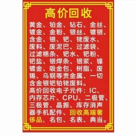 金银钯回收