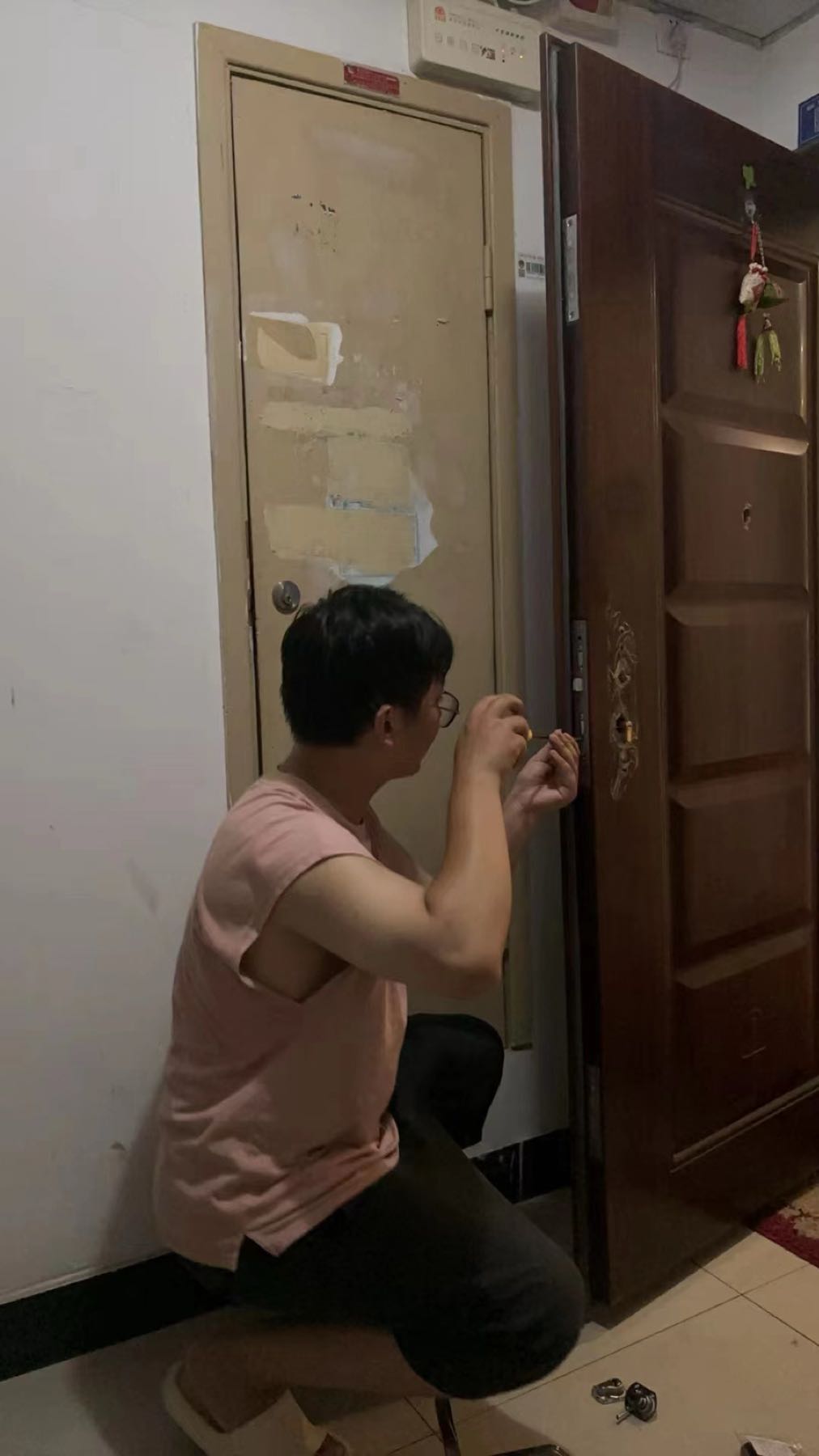 光速开锁换锁指纹锁